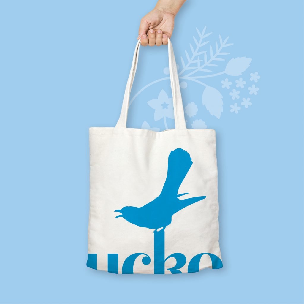 Organic Cotton Cuckoo Tote Bag
