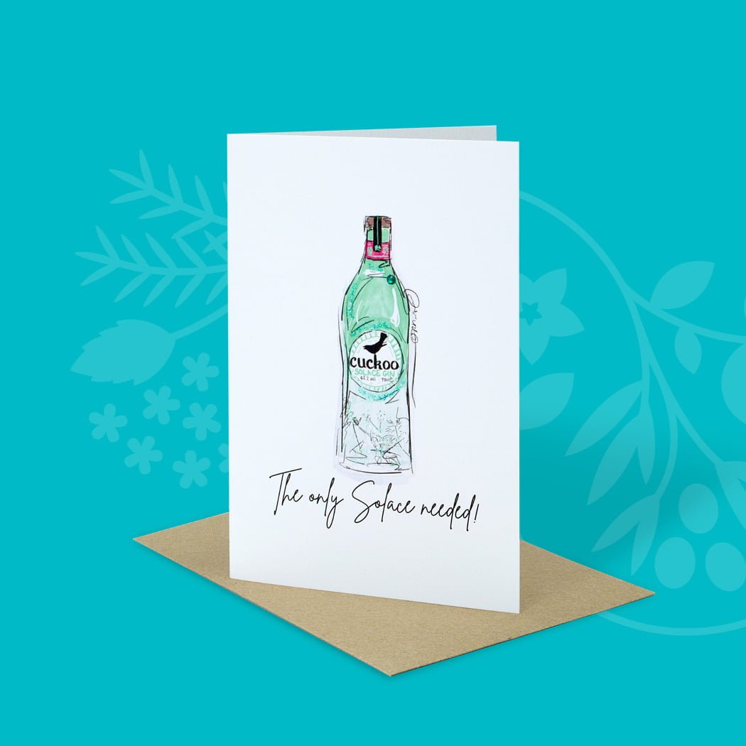 Solace Gin Greeting Card