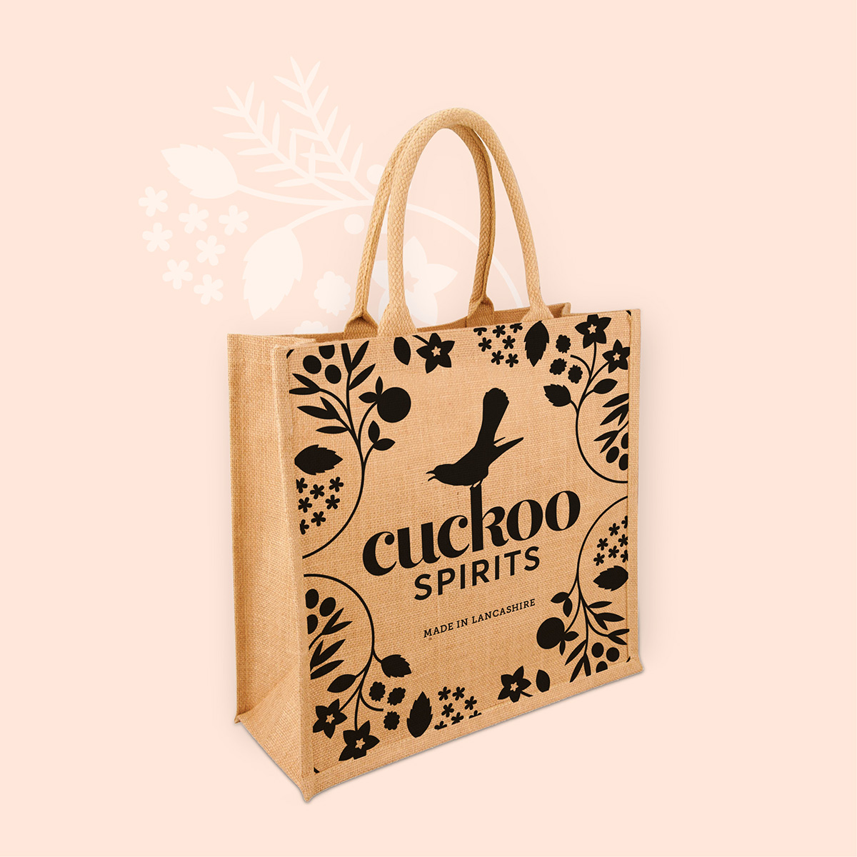 Cuckoo Spirits 6 Bottle Jute Bag